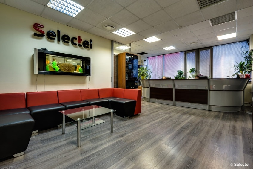 Офис телекоммуникационной компании SELECTEL, г.Санкт-Петербург